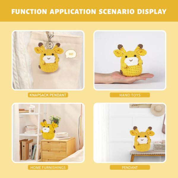 Giraffe plush for safari nursery decor