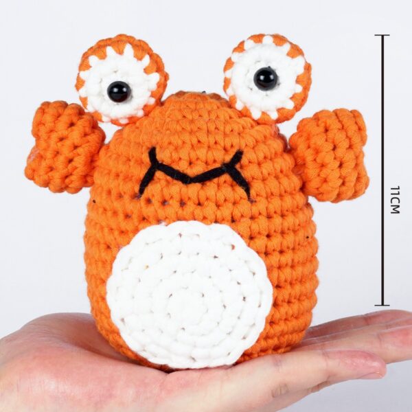 beginner crochet kit Beginner crab crochet step-by-step tutorial