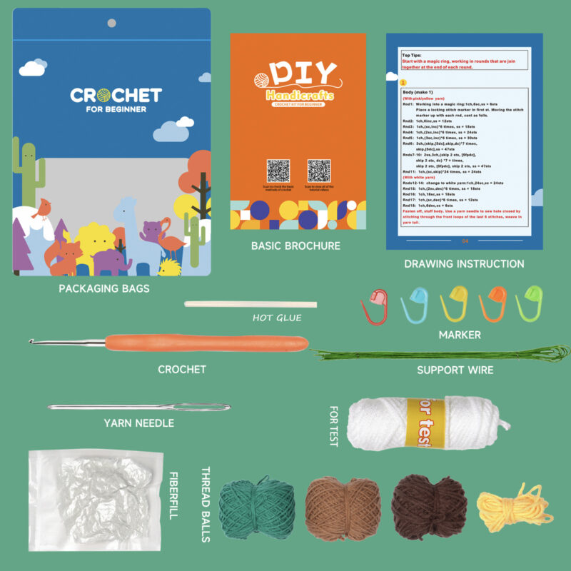 Cactus crochet kit as housewarming gift