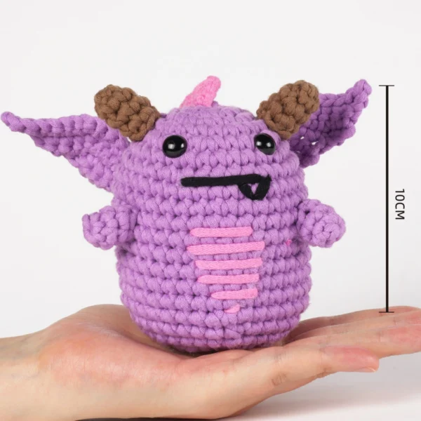 beginner crochet kit Beginner pterodactyl crochet step-by-step tutorial