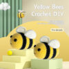 beginner crochet kit Beginner bee crochet step-by-step tutorial