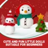 Snowman combo crochet kit for beginners full set