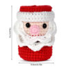 Santa beard crochet step tutorial