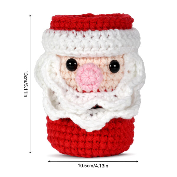 Santa beard crochet step tutorial