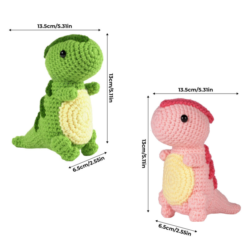 Yarn for saurolophus beginner crochet kit