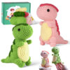 Saurolophus crochet kit for beginners full set