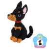 Obsidian doberman crochet kit for beginners full set