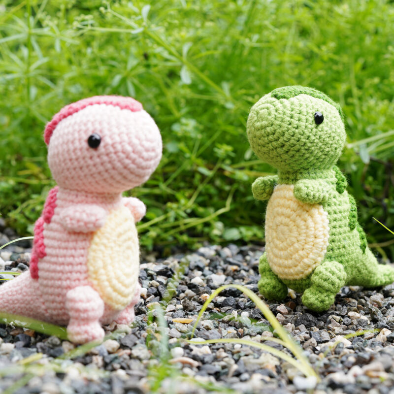 Yarn for saurolophus beginner crochet kit