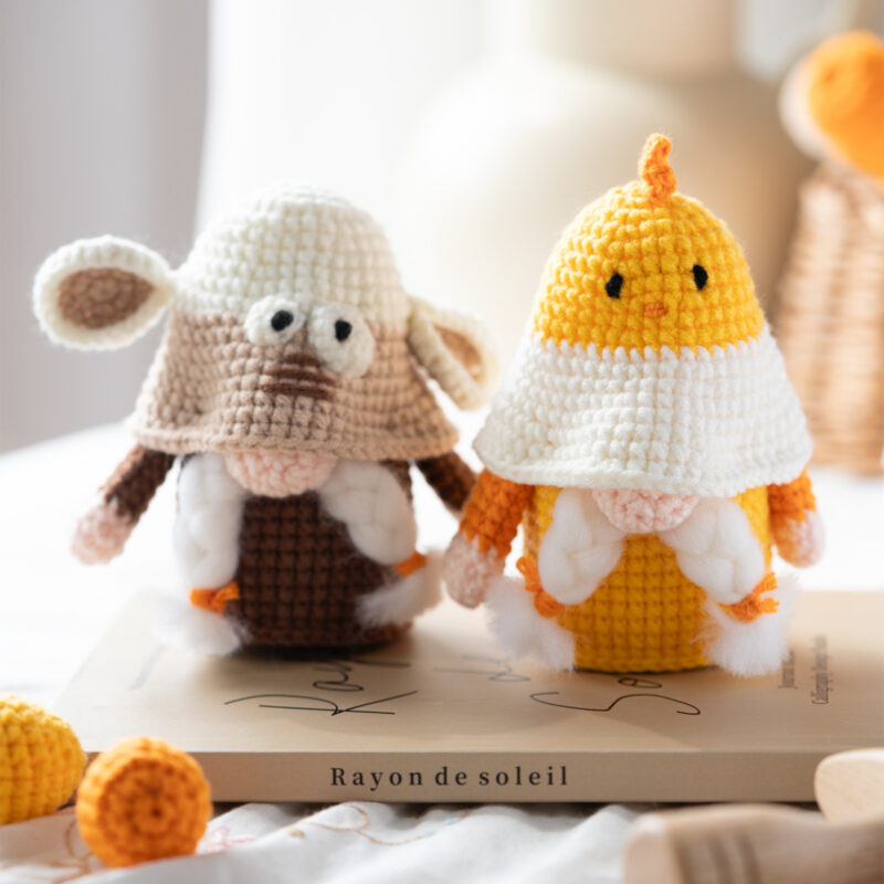 Beginner farm animal crochet step-by-step tutorial