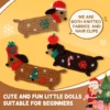 Dachshund crochet kit as dog lover gift