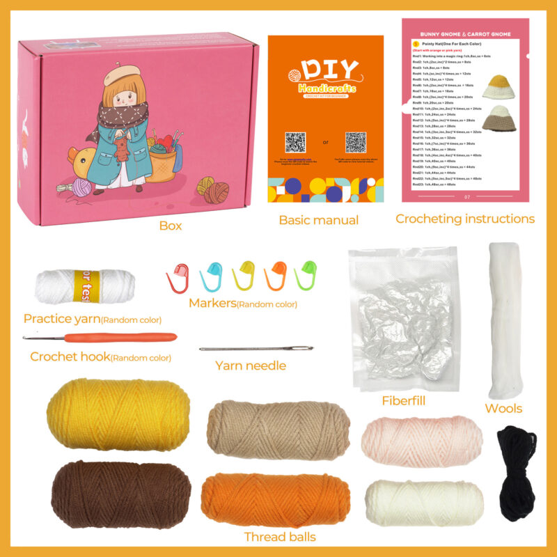 Beginner farm animal crochet step-by-step tutorial