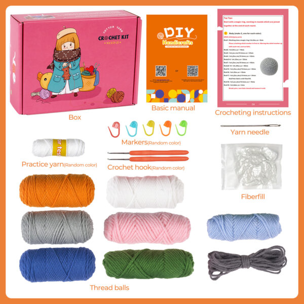 Carrot Patch Gnome Crochet Kit for Beginners | Hookcrafters