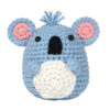 handmade gift kit Koala amigurumi crochet kit for beginners full set