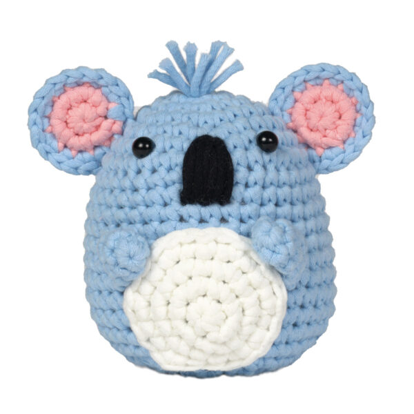 handmade gift kit Koala amigurumi crochet kit for beginners full set