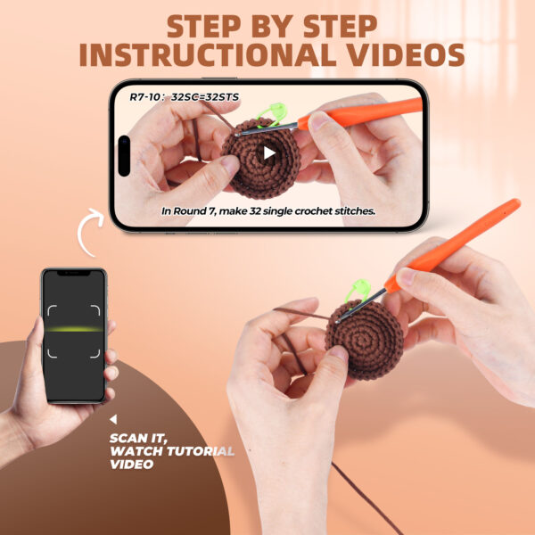 Yarn for golden retriever beginner crochet kit