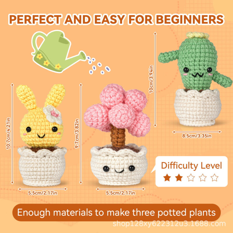 Succulent leaf crochet step tutorial