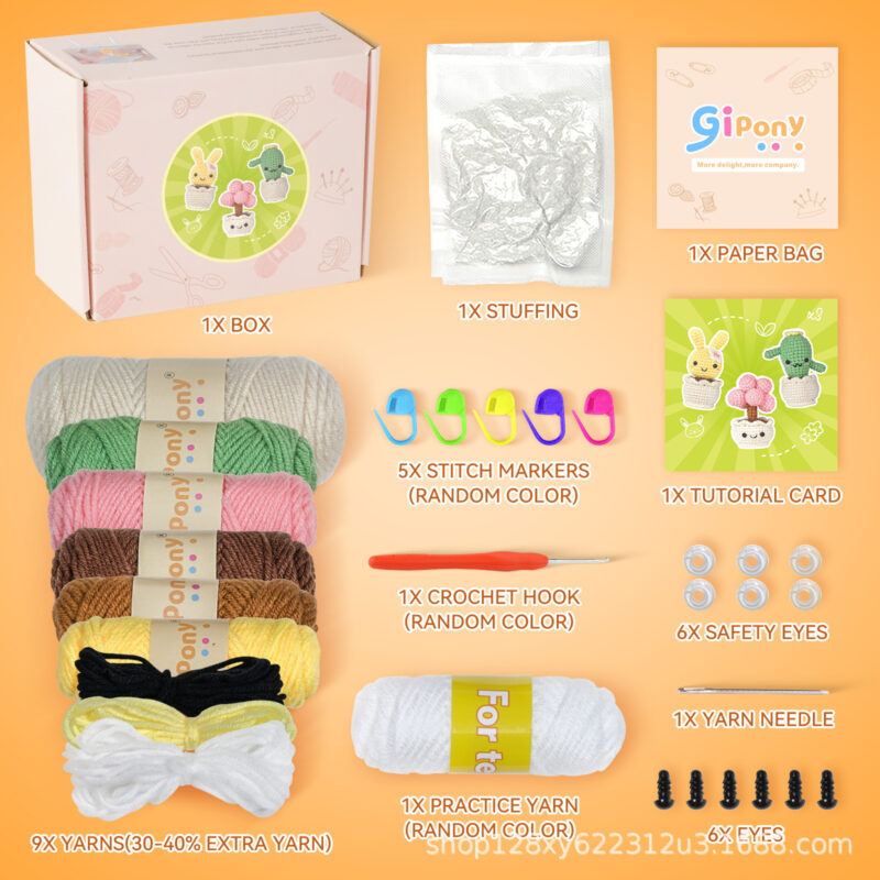 Succulent leaf crochet step tutorial