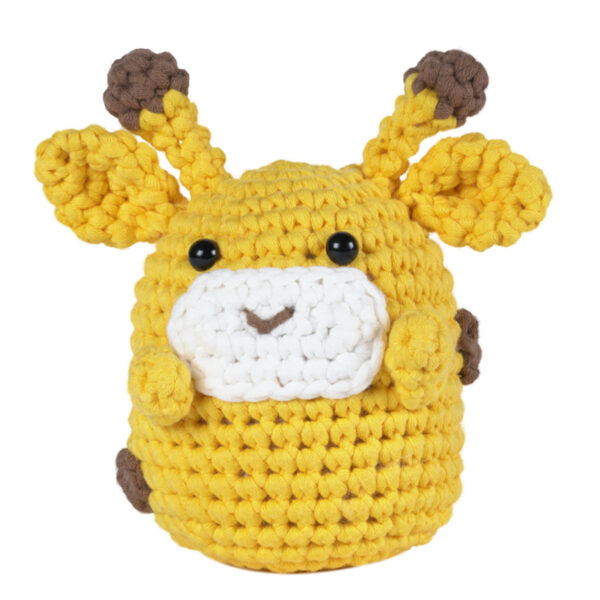 Giraffe animal crochet kit for beginners full set