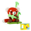 Red panda crochet kit for beginners full set