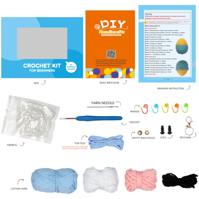 Koala Amigurumi Crochet Kit for Beginners | Hookcrafters 7 Koala amigurumi crochet kit for beginners full set
