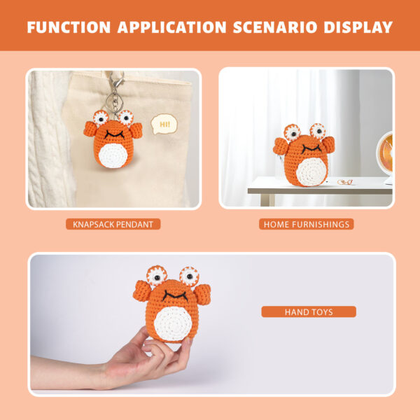 ocean animal crochet Crab crochet kit for beginners full set