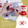 4Pcs Cola Pig Doll Needle Felting DIY Kit for Beginners | Hookcrafters