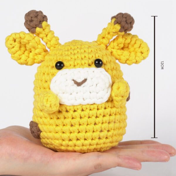 Giraffe Animal Crochet Kit for Beginners | Safari DIY Plush Craft
