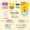 tulip crochet kit Tulip Potted Flower Crochet Kit - 3D Desktop Decor